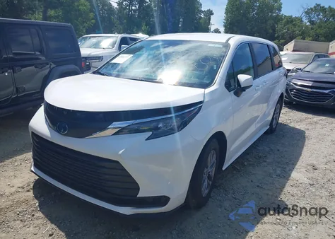 2025 Toyota Sienna Le from USA, damaged, VIN 5TDKRKEC3SS234923